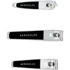 image:imageAerosoles 3PC Stainless Steel Nail Clipper Set  Professional Nail Clippers for Men and Women Toe Nail Clippers and Fingernail Clippers for Seniors