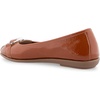 image:imageAerosoles Womens BentleyTan Patent Crinkled Faux Leather