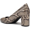 image:imageAerosoles Womens Betsy PumpsChampagne Snake Print
