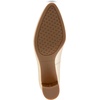 image:imageAerosoles Womens Betsy PumpsGold Metallic Textured Faux Leather