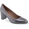 image:imageAerosoles Womens Betsy PumpsGunmetal Metallic Leather