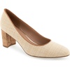 image:imageAerosoles Womens Betsy PumpsNatural Raffia