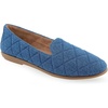 image:imageAerosoles Womens Betunia SlipOn Loafer with Memory Foam FootbedMed Blue Quilted Denim