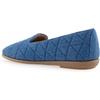image:imageAerosoles Womens Betunia SlipOn Loafer with Memory Foam FootbedMed Blue Quilted Denim