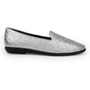 image:imageAerosoles Womens Betunia SlipOn Loafer with Memory Foam FootbedSilver Saffiano Patent Faux Leather