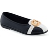 image:imageAerosoles Womens Big Bet FlatsBlack Combo