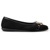 image:imageAerosoles Womens Big Bet FlatsBlack Faux Suede