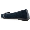 image:imageAerosoles Womens Big Bet FlatsNavy Faux Suede