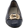 image:imageAerosoles Womens Big Bet FlatsNavy Soft Faux Leather