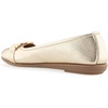 image:imageAerosoles Womens Big Bet FlatsSoft Gold Pu