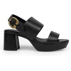 image:imageAerosoles Womens Camera Platform SandalBlack Faux Calf