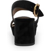 image:imageAerosoles Womens Camera Platform SandalBlack Faux Suede