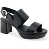 image:imageAerosoles Womens Camera Platform SandalBlack Leather