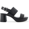 image:imageAerosoles Womens Camera Platform SandalBlack Leather