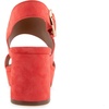 image:imageAerosoles Womens Camera Platform SandalCoral Suede