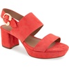 image:imageAerosoles Womens Camera Platform SandalCoral Suede