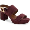 image:imageAerosoles Womens Camera Platform SandalDeep Aubergine Suede