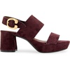 image:imageAerosoles Womens Camera Platform SandalDeep Aubergine Suede
