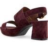 image:imageAerosoles Womens Camera Platform SandalDeep Aubergine Suede