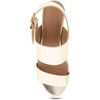 image:imageAerosoles Womens Camera Platform SandalGold Metallic Leather
