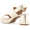 image:imageAerosoles Womens Camera Platform SandalGold Metallic Leather
