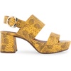 image:imageAerosoles Womens Camera Platform SandalMarygold Snake Print Leather