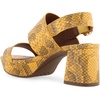 image:imageAerosoles Womens Camera Platform SandalMarygold Snake Print Leather