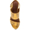 image:imageAerosoles Womens Camera Platform SandalMarygold Snake Print Leather