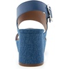 image:imageAerosoles Womens Camera Platform SandalMedium Blue Denim