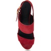 image:imageAerosoles Womens Camera Platform SandalPomegranate Suede