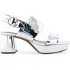 image:imageAerosoles Womens Camera Platform SandalSilver Metallic