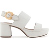 image:imageAerosoles Womens Camera Platform SandalWhite Crackled Leather