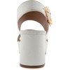 image:imageAerosoles Womens Camera Platform SandalWhite Crackled Leather