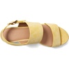 image:imageAerosoles Womens Camera Platform SandalYellow Freesia Suede