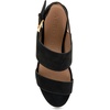 image:imageAerosoles Womens Camilia Platform SandalBlack Faux Suede