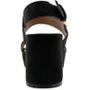 image:imageAerosoles Womens Camilia Platform SandalBlack Faux Suede