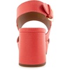 image:imageAerosoles Womens Camilia Platform SandalCoral Lizard Embossed Faux Leather