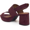 image:imageAerosoles Womens Camilia Platform SandalFig Faux Suede