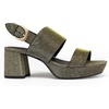 image:imageAerosoles Womens Camilia Platform SandalGold Stretch Lame