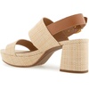 image:imageAerosoles Womens Camilia Platform SandalNatural RaffiaTan