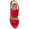 image:imageAerosoles Womens Camilia Platform SandalRed Faux Soft Leather