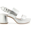 image:imageAerosoles Womens Camilia Platform SandalSilver Metal Faux Leather
