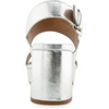 image:imageAerosoles Womens Camilia Platform SandalSilver Metal Faux Leather