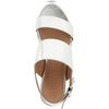 image:imageAerosoles Womens Camilia Platform SandalSilver Metal Faux Leather