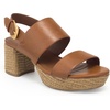 image:imageAerosoles Womens Camilia Platform SandalTan Faux LeatherBasket Raffia
