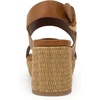 image:imageAerosoles Womens Camilia Platform SandalTan Faux LeatherBasket Raffia