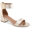 image:imageAerosoles Womens CarewGold Metallic Textured Faux Leather