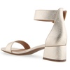 image:imageAerosoles Womens CarewGold Metallic Textured Faux Leather