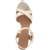 image:imageAerosoles Womens CinziaGold Metallic Textured Faux Leather