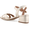 image:imageAerosoles Womens CinziaGold Metallic Textured Faux Leather